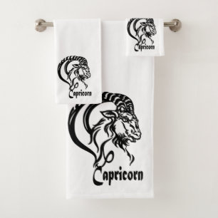 Capricorn the Sea Goat Zodiac Bath Towel Set