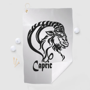 Capricorn the Sea Goat Zodiac Golf Towel