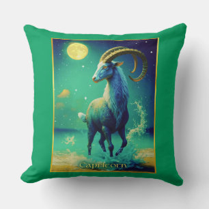Capricorn the Sea Goat Zodiac Sign Cushion