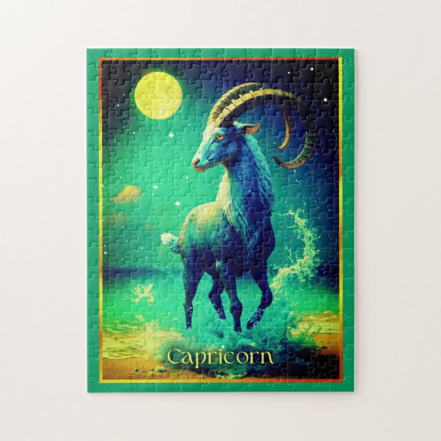 Capricorn the Sea Goat Zodiac Sign Jigsaw Puzzle (Vertical)