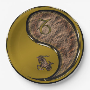 Capricorn the Seagoat Paper Plate