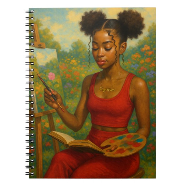 Capricorn The Talented Multitasker Notebook (Front)