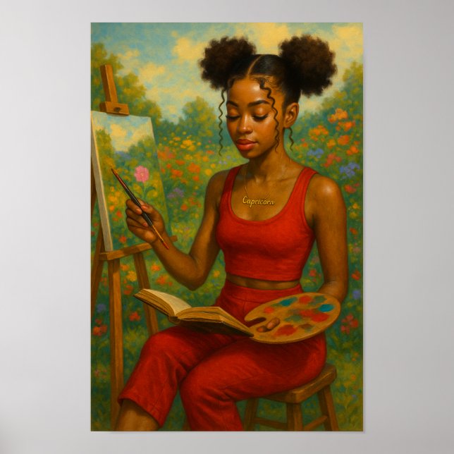 Capricorn The Talented Multitasker Woman Poster (Front)