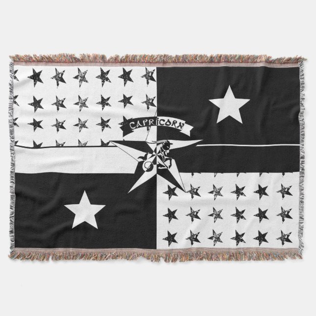 Capricorn Throw Blanket (Front)