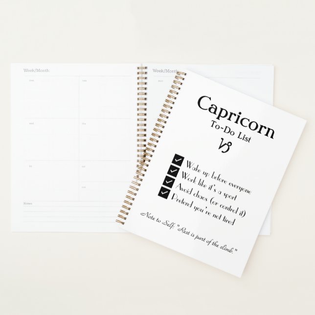Capricorn – To-Do List Planner (Display)