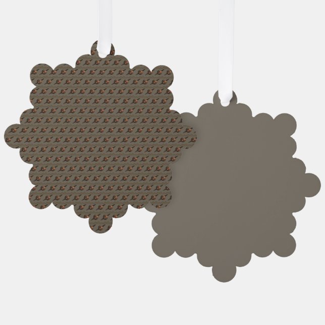 Capricorn Tree Decoration Card (Front/Back)