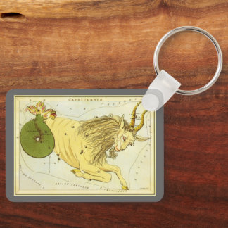 Capricorn Vintage Constellation, Urania's Mirror Key Ring