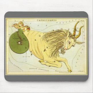 Capricorn Vintage Constellation, Urania's Mirror Mouse Mat