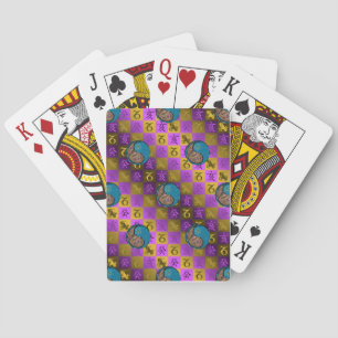 Capricorn & Water Boar Playing Cards