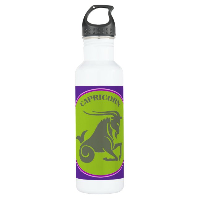 Capricorn Water Bottle (Front)