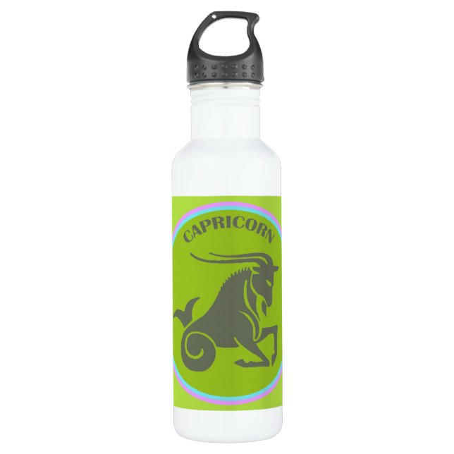 Capricorn Water Bottle (Front)
