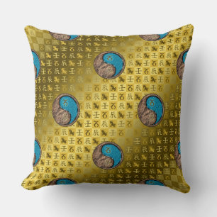 Capricorn & Water Dragon Cushion