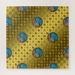Capricorn & Water Dragon Jigsaw Puzzle