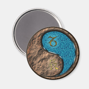 Capricorn & Water Dragon Magnet