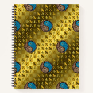 Capricorn & Water Dragon Notebook