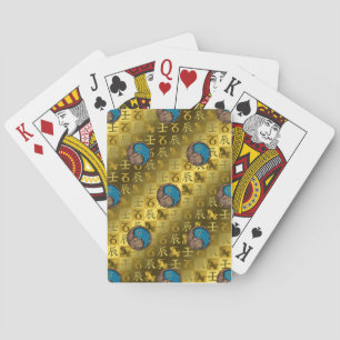 Capricorn & Water Dragon Playing Cards