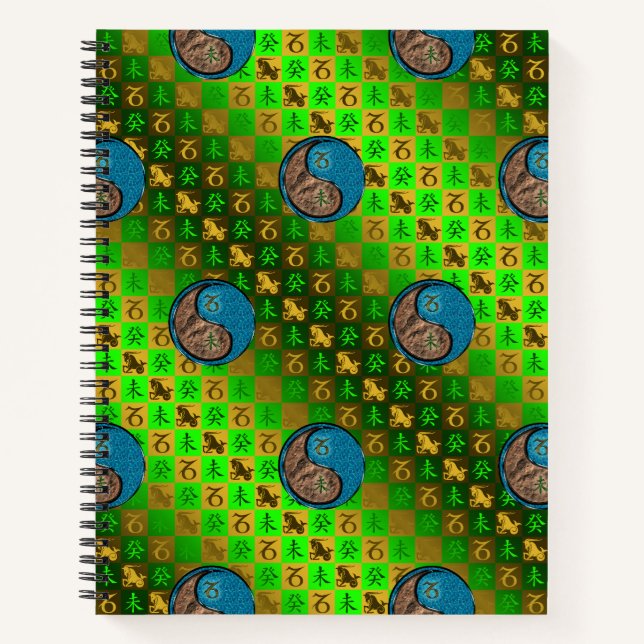 Capricorn & Water Goat Notebook (Front)