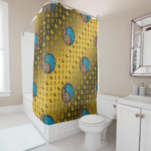 Capricorn & Water Horse Shower Curtain