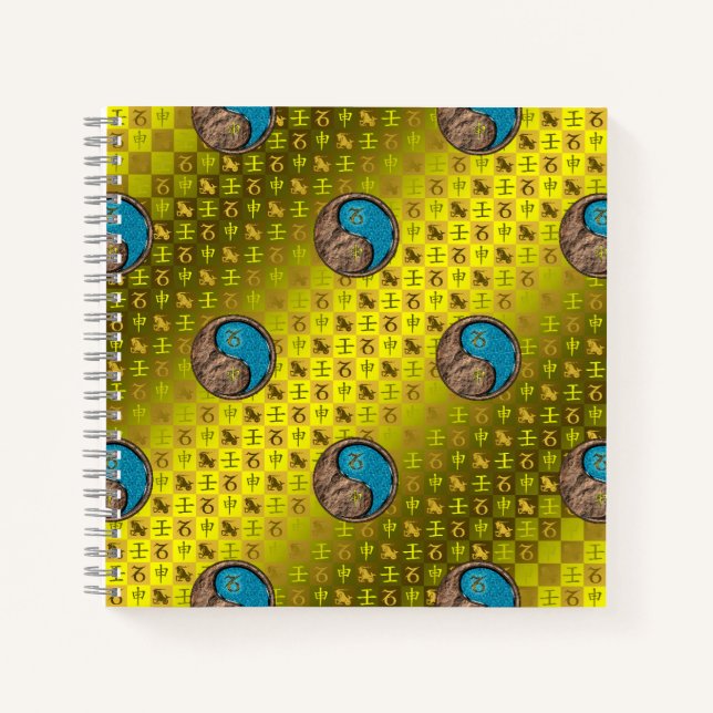 Capricorn & Water Monkey Notebook (Front)