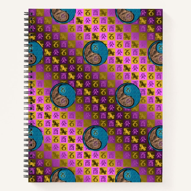 Capricorn & Water Rooster Notebook (Front)