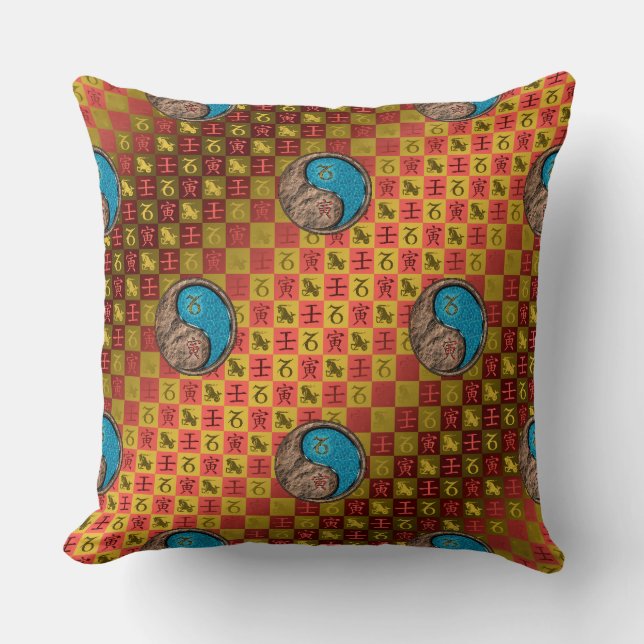 Capricorn & Water Tiger Cushion (Front)