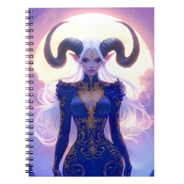 Capricorn Woman Notebook (Front)