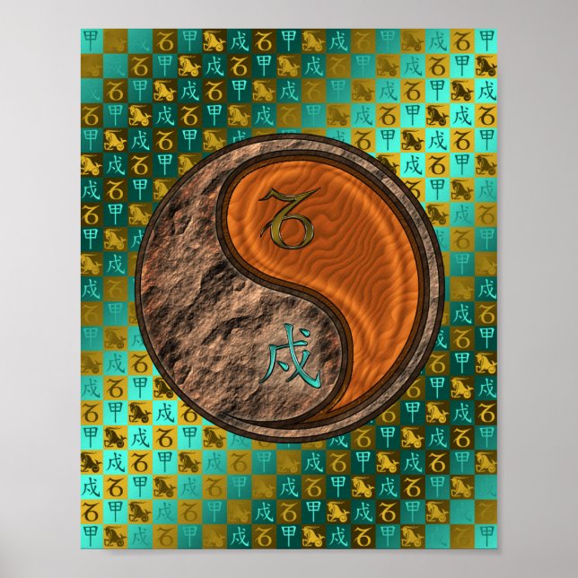 Capricorn & Wood Dog Poster (Front)