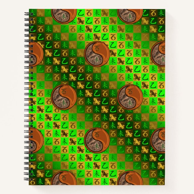 Capricorn & Wood Goat Notebook (Front)