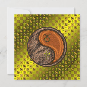 Capricorn & Wood Monkey Card