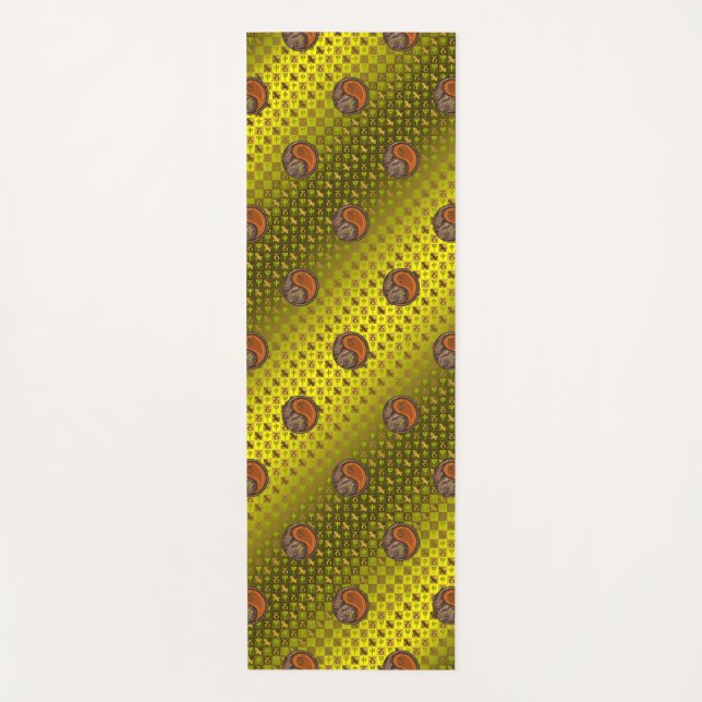 Capricorn & Wood Monkey Yoga Mat (Front)