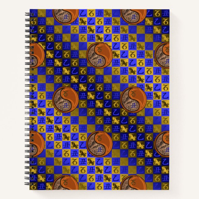 Capricorn & Wood Ox Notebook (Front)