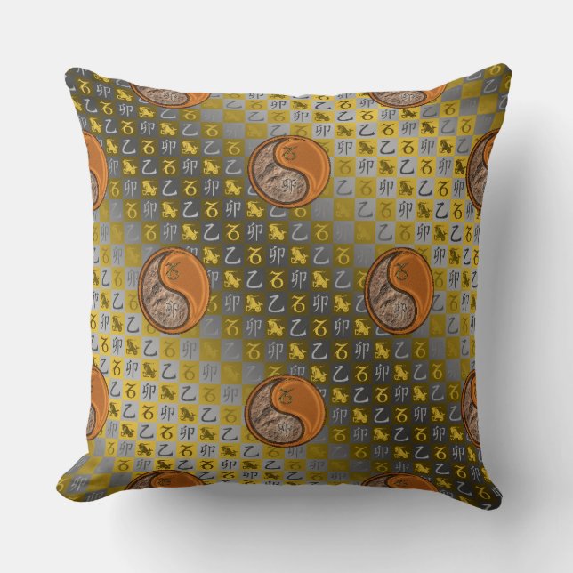 Capricorn & Wood Rabbit Cushion (Front)