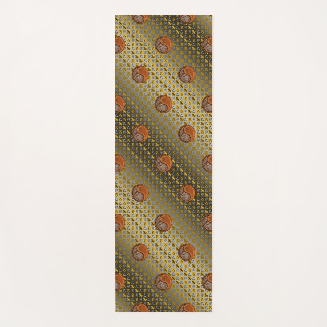 Capricorn & Wood Rabbit Yoga Mat (Front)
