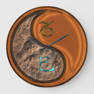 Capricorn & Wood Snake Large Clock