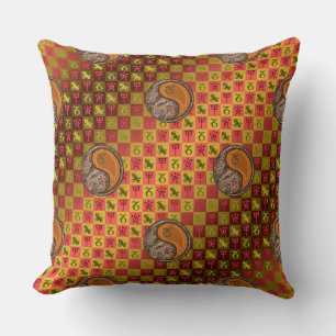 Capricorn & Wood Tiger Cushion
