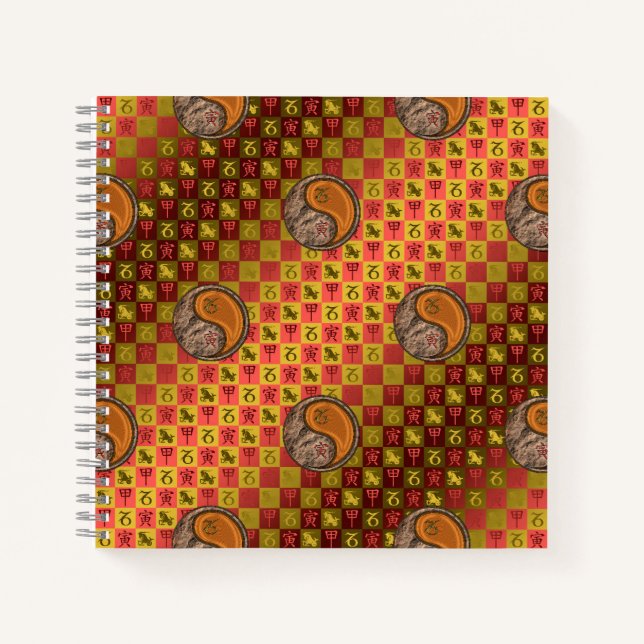 Capricorn & Wood Tiger Notebook (Front)