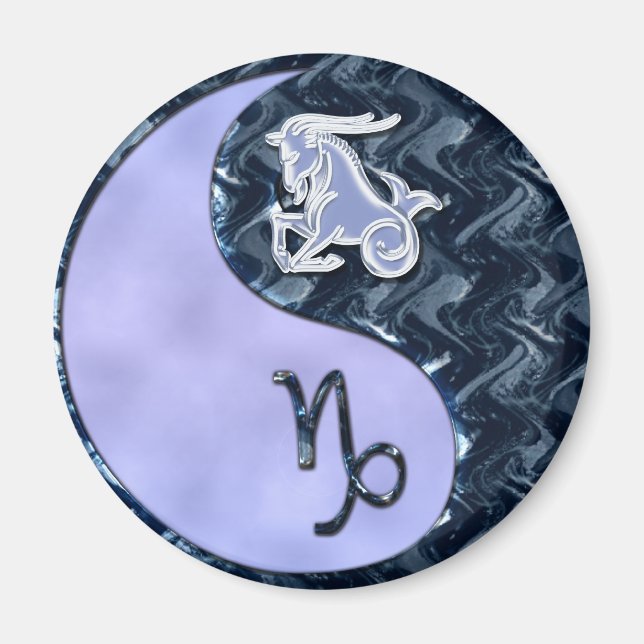 Capricorn Yin Yang Magnet (Front)