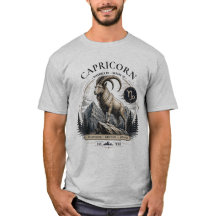 Capricorn Zodiac Animal Shirt