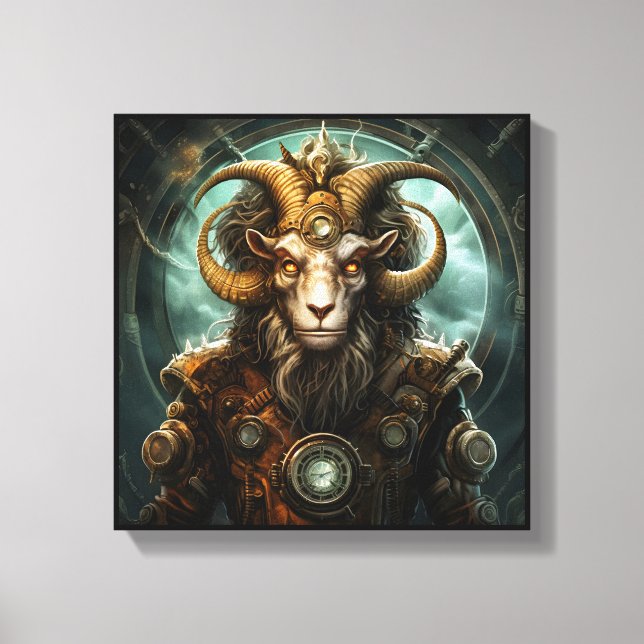 Capricorn Zodiac Art Canvas (Front)