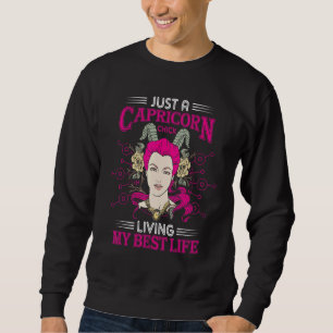 Capricorn Zodiac Birth Sign Sweatshirt