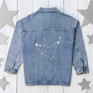 Capricorn Zodiac Constellation Denim Jacket