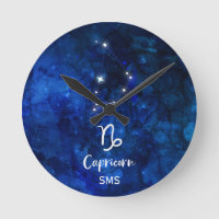 Capricorn Zodiac Constellation Galaxy Sky Monogram
