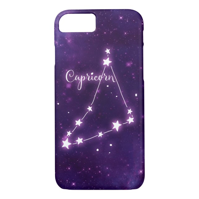 Capricorn Zodiac Constellation Phone Case (Back)