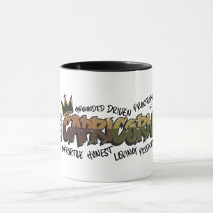 Capricorn Zodiac Graffiti  Mug