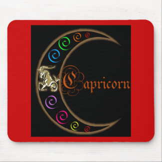 Capricorn Zodiac Moon Mouse Mat