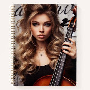 Capricorn Zodiac Musician Bass Notebook