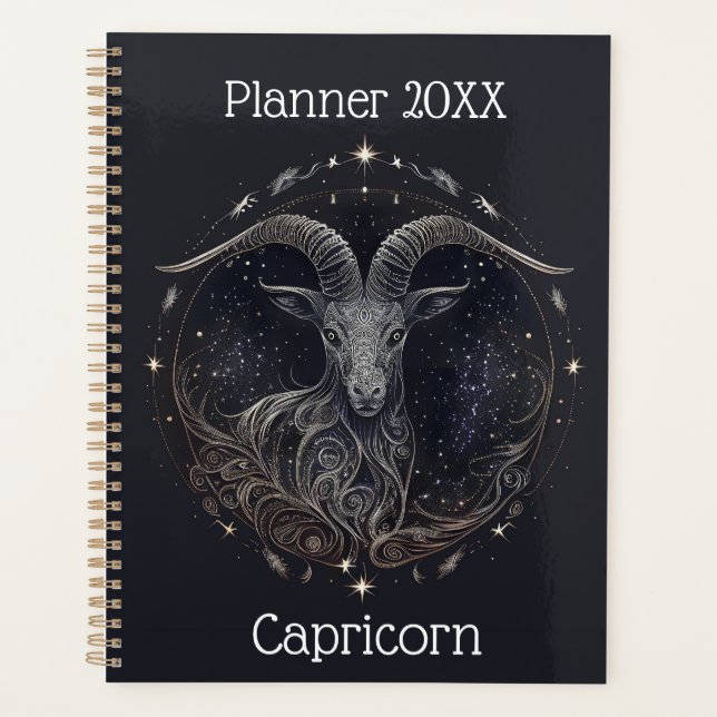 Capricorn Zodiac  Planner (Front)