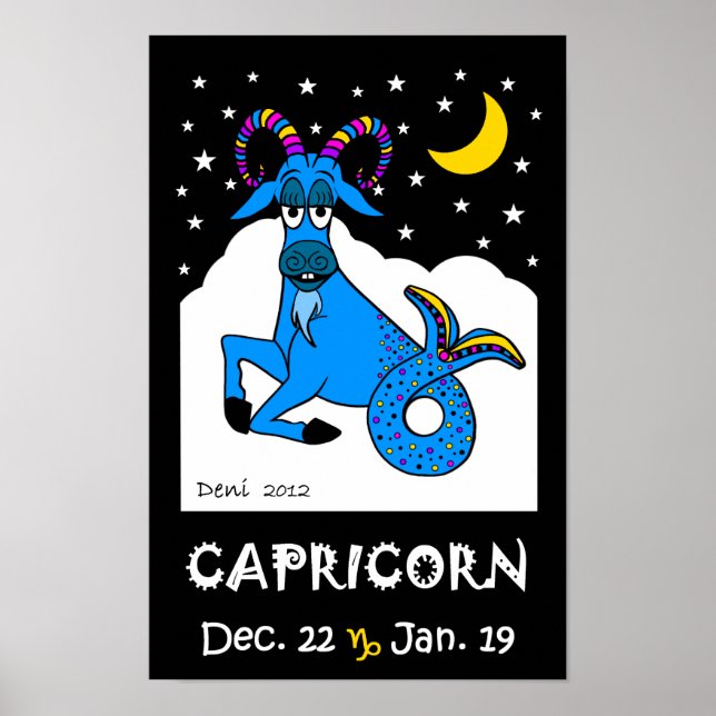 CAPRICORN - ZODIAC POSTER (Front)
