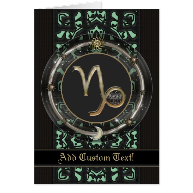 Capricorn Zodiac Sign (Front)