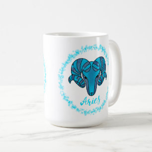 Capricorn zodiac sign Blue Ram Coffee Mug